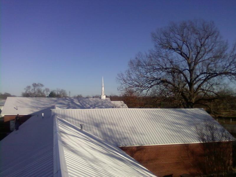 recomend us for your church roof  this is one we did late 2009